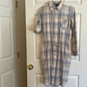 Cream and blue Ralph Lauren Dress